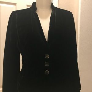 Calvin Klein velvet short jacket